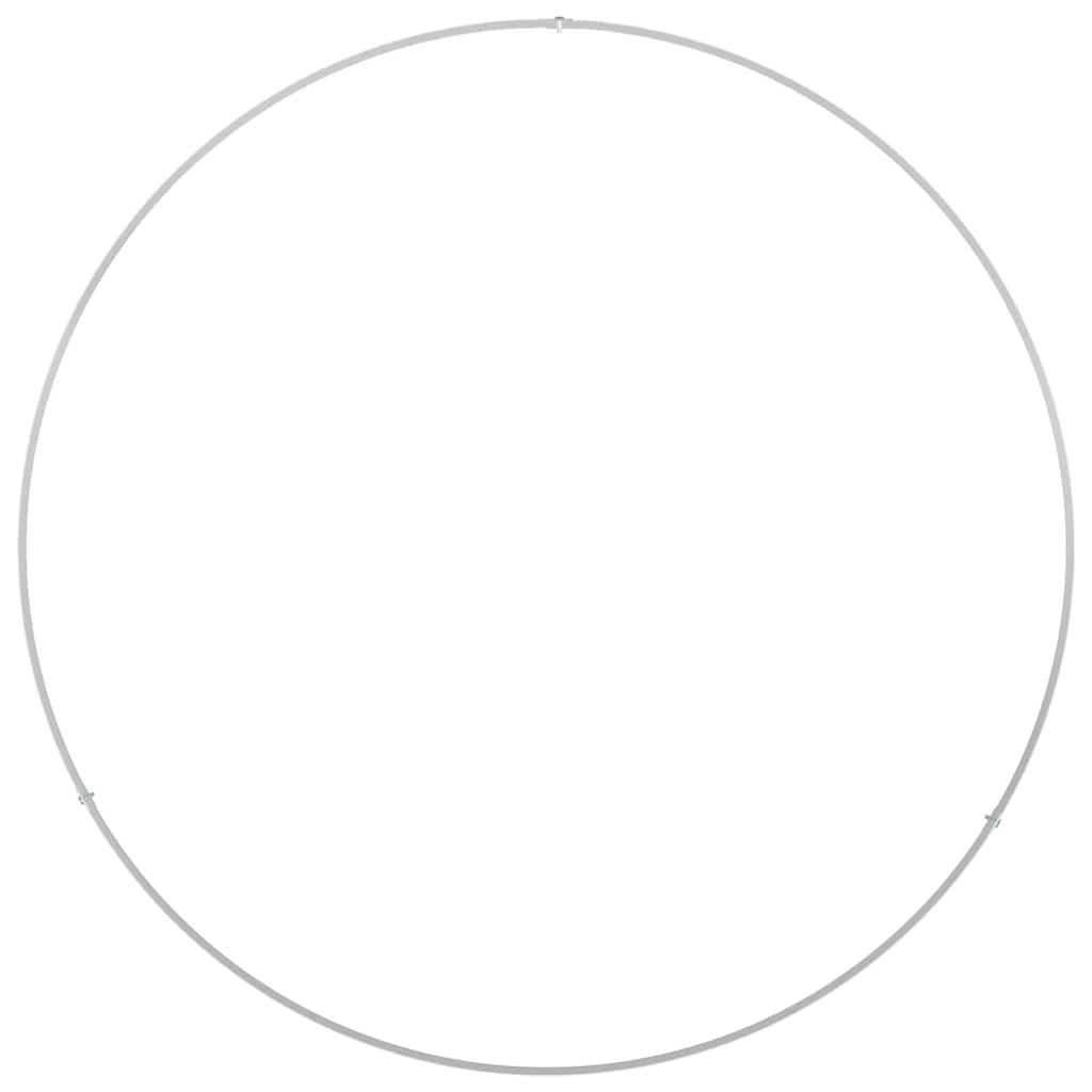 Garten 5 pcs Weiß 80 x 80 x 20 cm Stahl